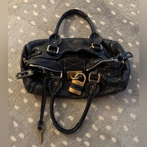 Chloe Paddington Bag Black leather VGUC
Vintage